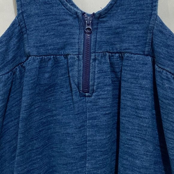 Cat & Jack ❤️ Girls Blue Fit & Flare Dress Size - 5T (PRE-LOVED) - Picture 3 of 6